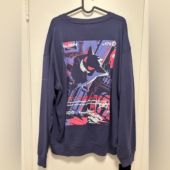 NWT Uniqlo X Pokemon Limited Edition Gengar Sweater Unisex Size L - Picture 4 of 6